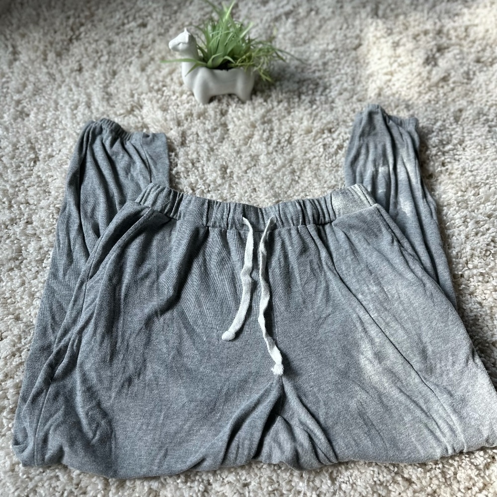 Leo Rosi Light Grey Drawstring Lazy Loungey Loung… - image 1